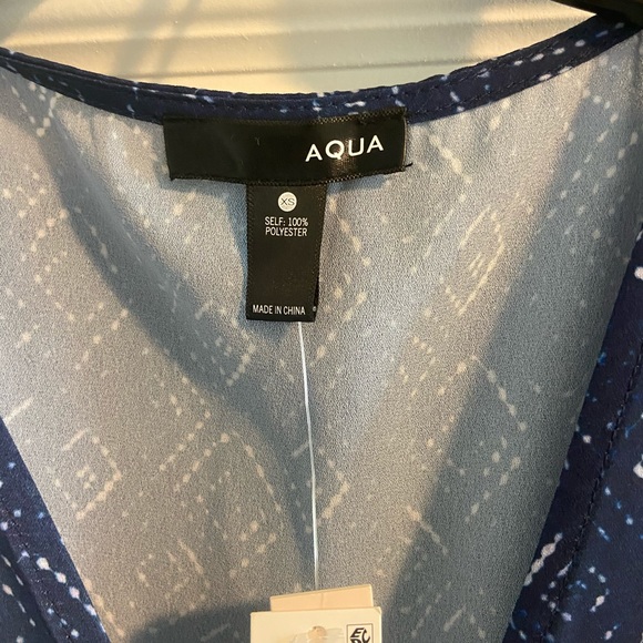 🆕NWT BLOOMINGDALES AQUA JUMPSUIT🆕 - Picture 4 of 5